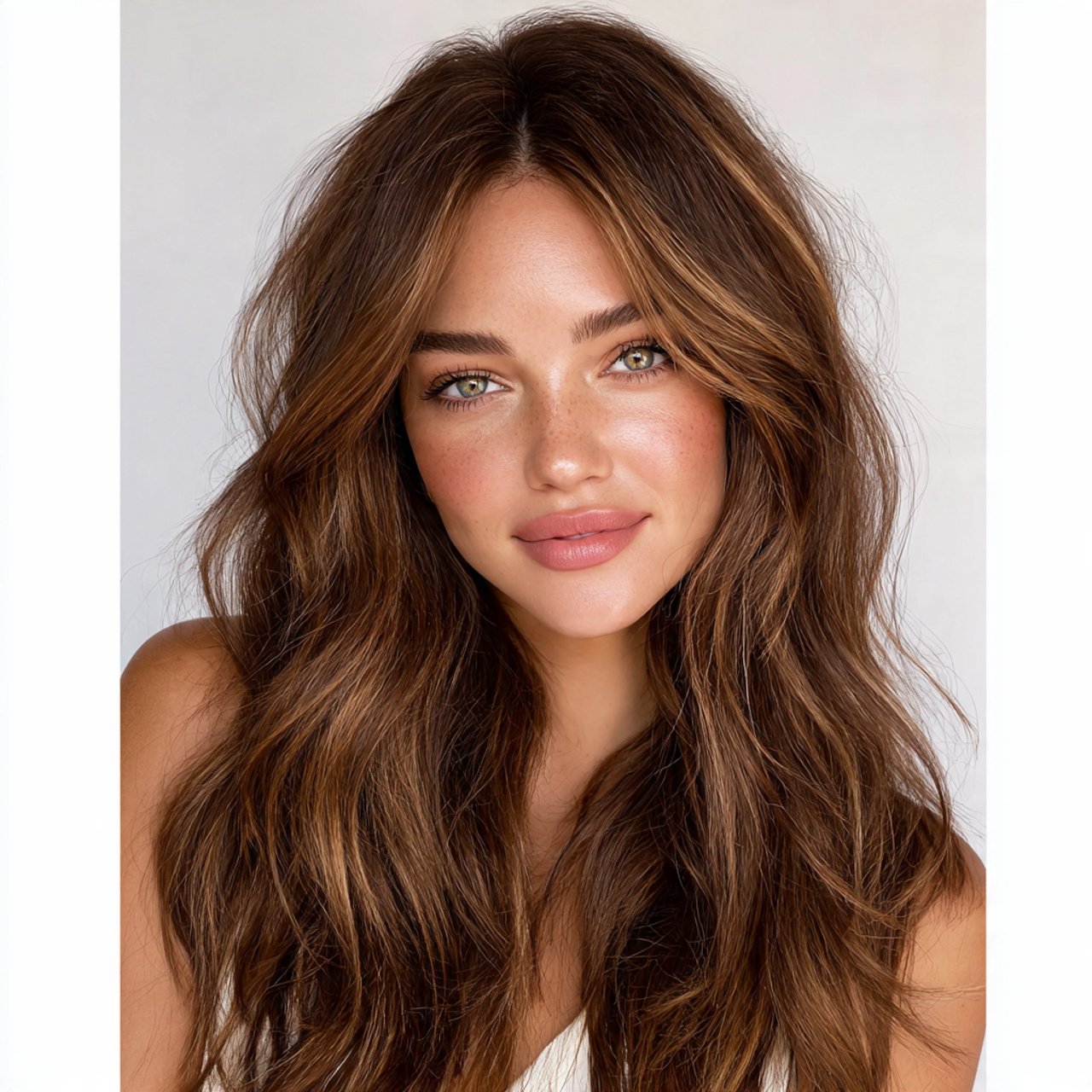 Caramel Face-Framing Highlight Ideas