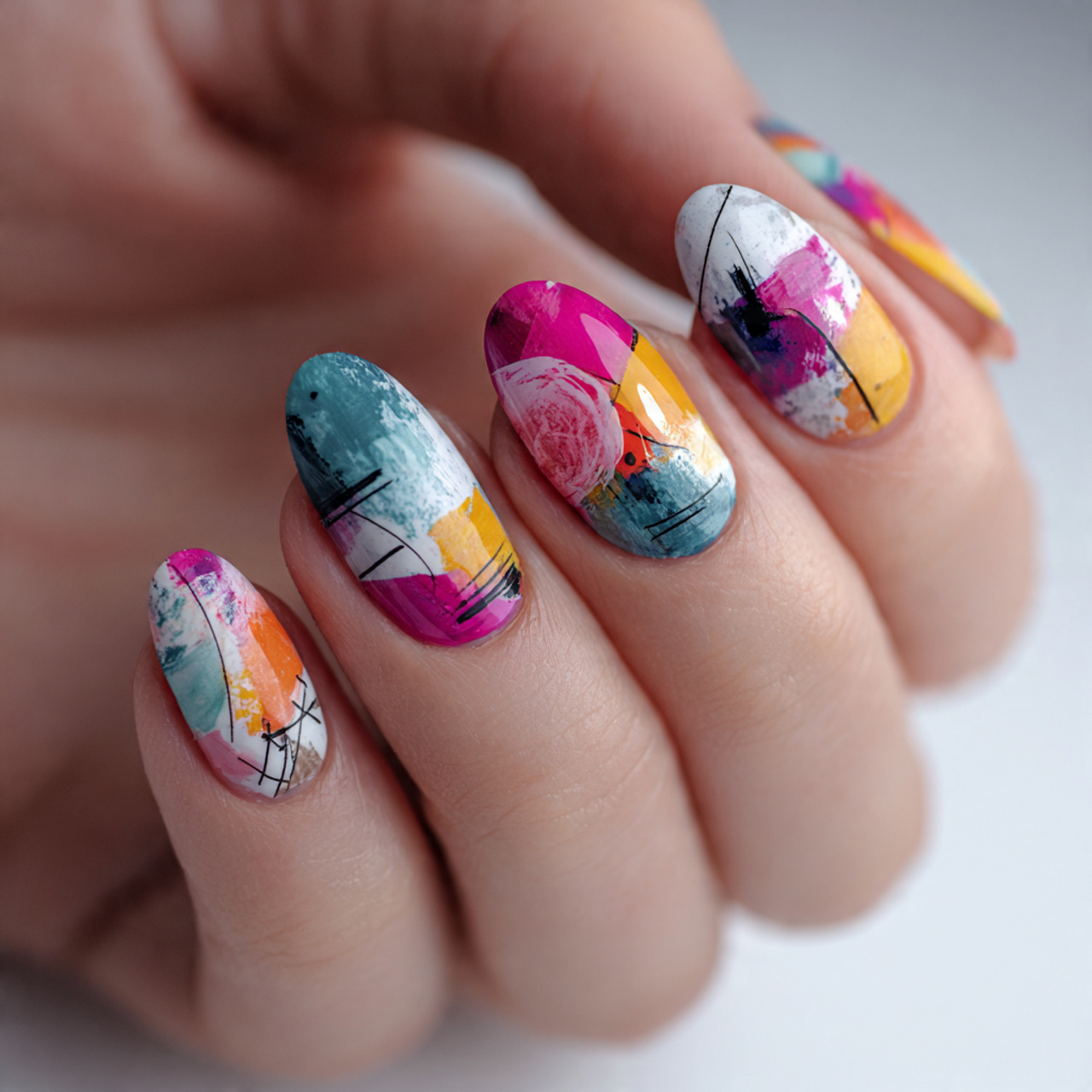 Abstract May Nails Ideas