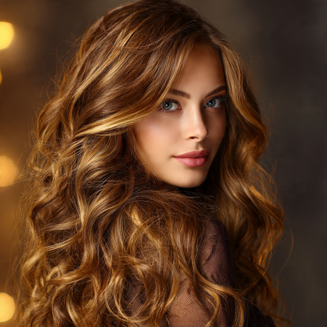Caramel and Honey Calico Hair Color Ideas