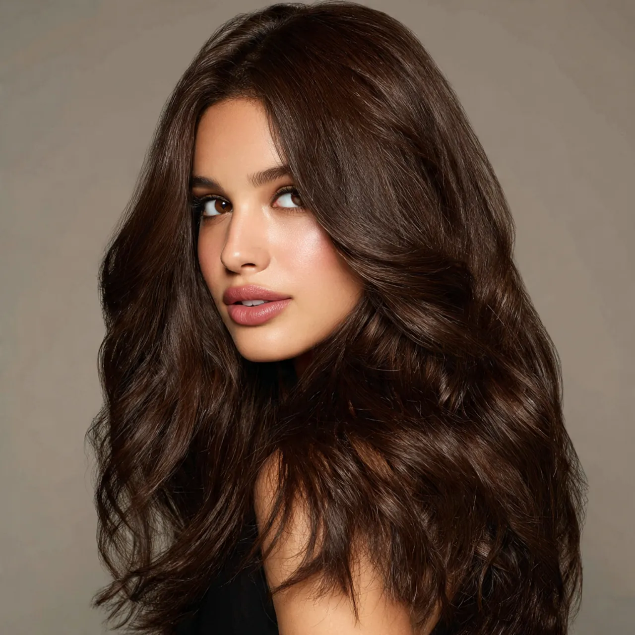 Chocolate Brown Hair Color Ideas