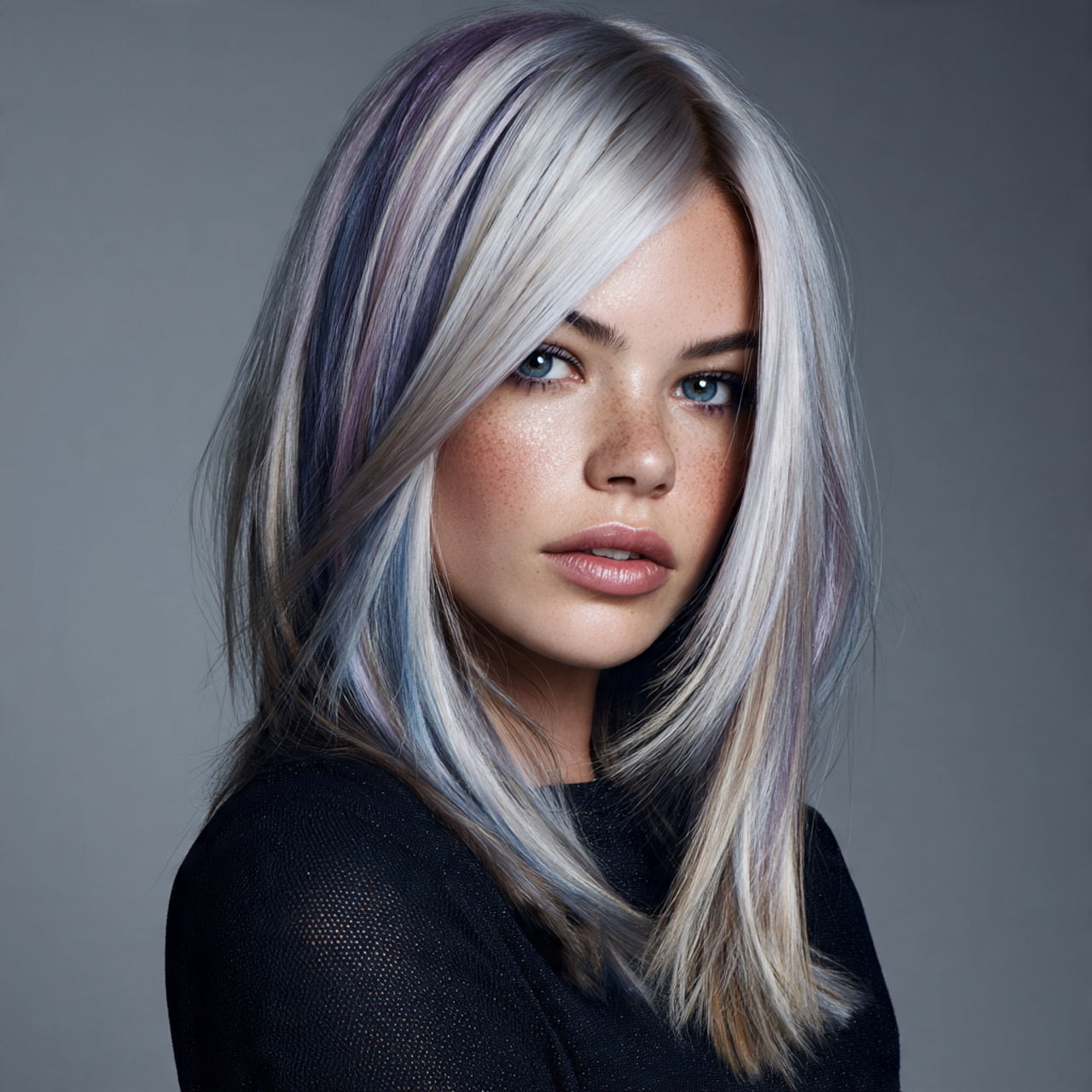 Cool Toned Calico Hair Color Ideas