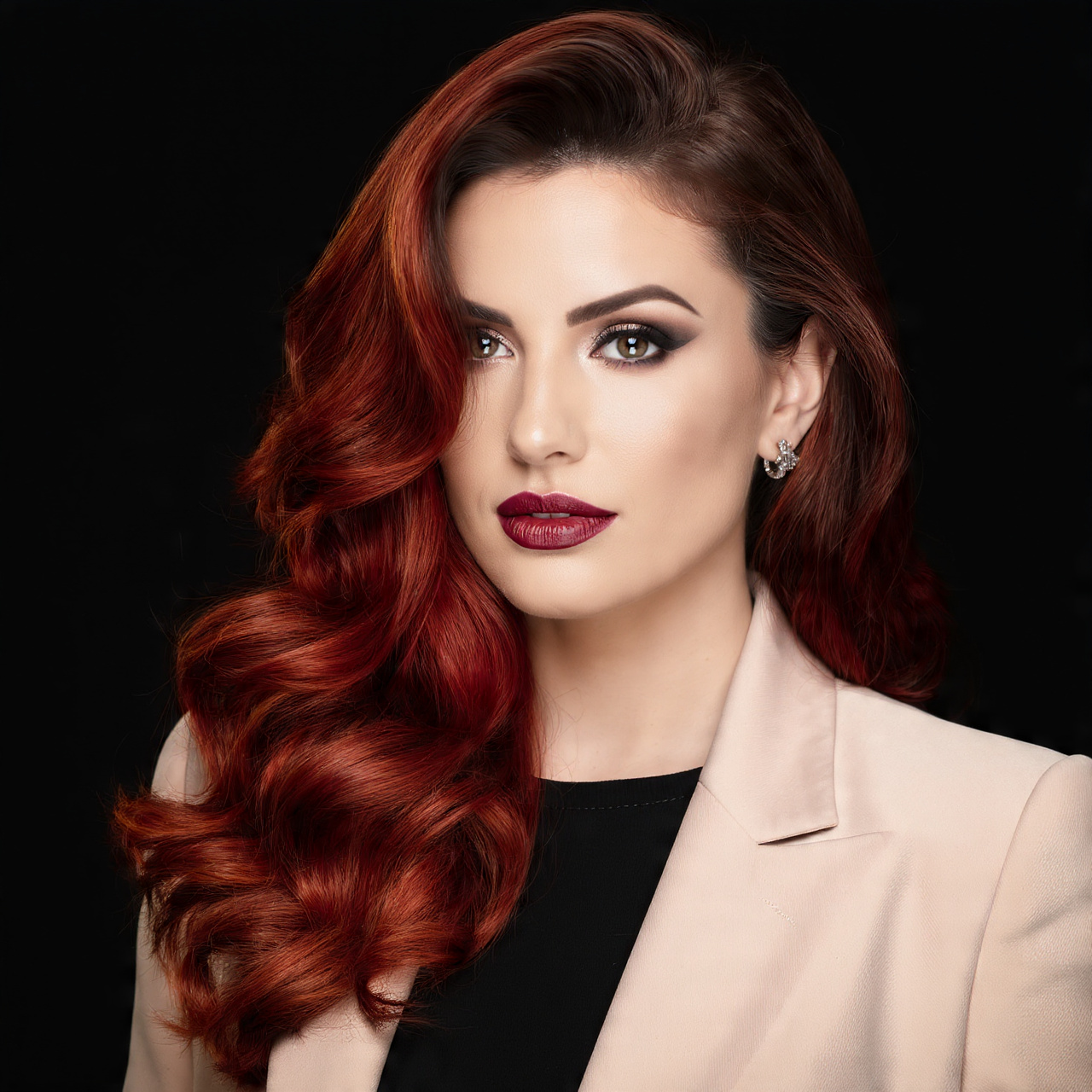 Dark Auburn Hair Color Ideas