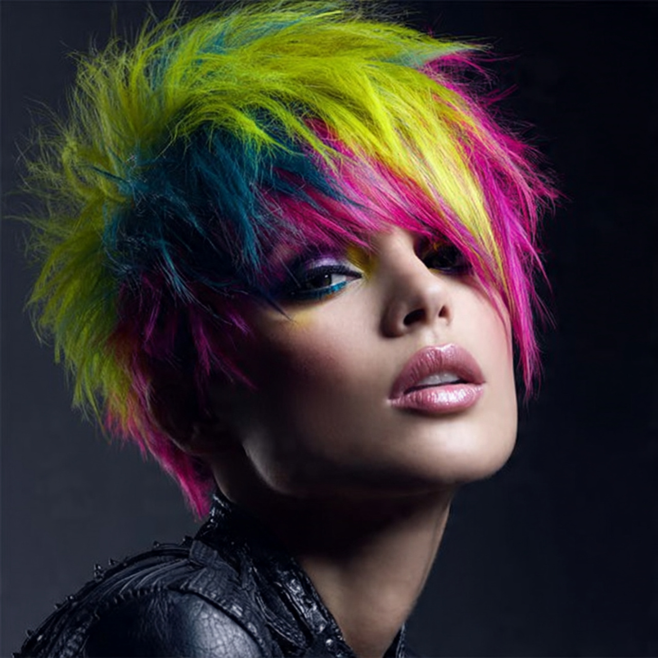 Edgy Calico Hair Color Ideas