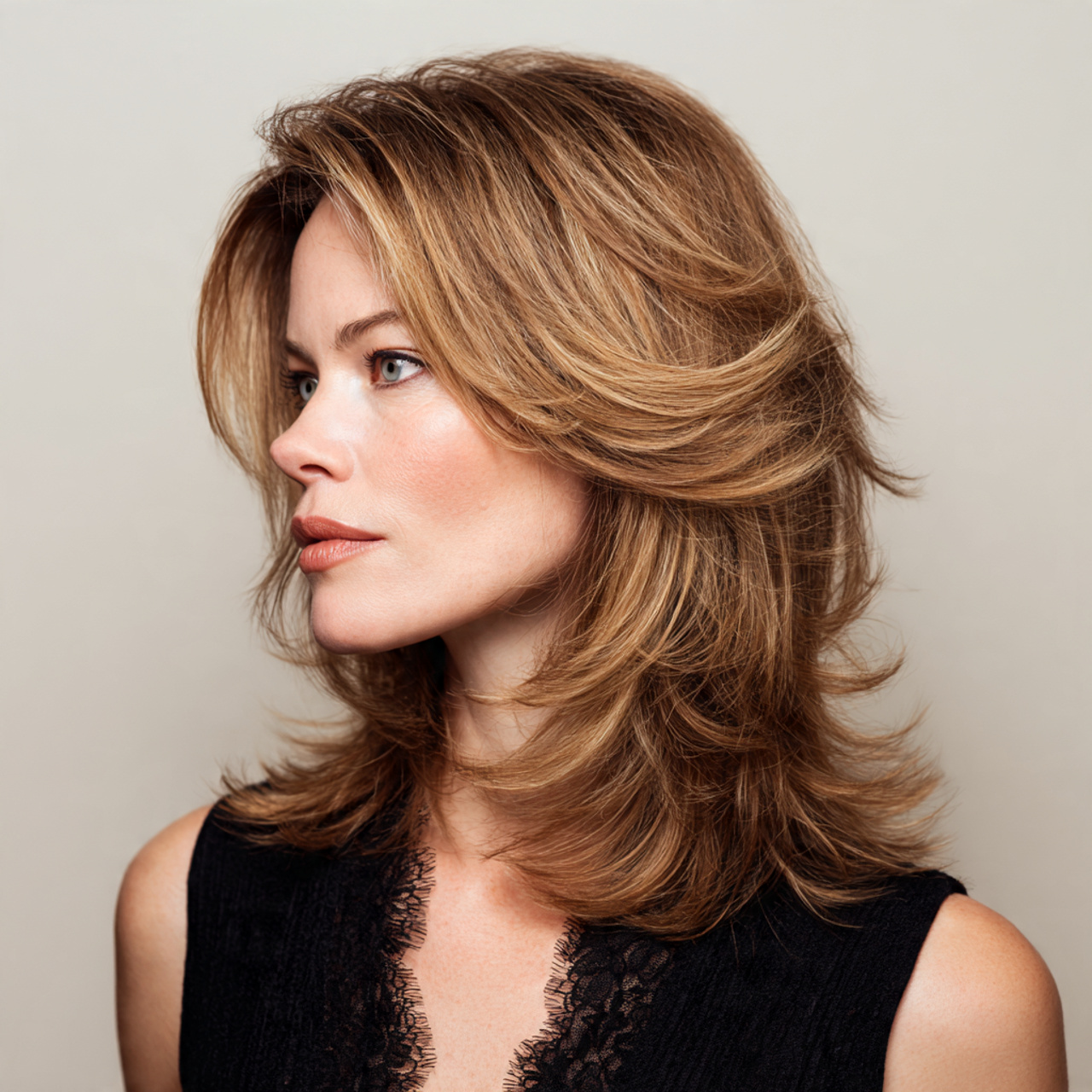 Feathered Hairstyles for Medium Hair Ideas