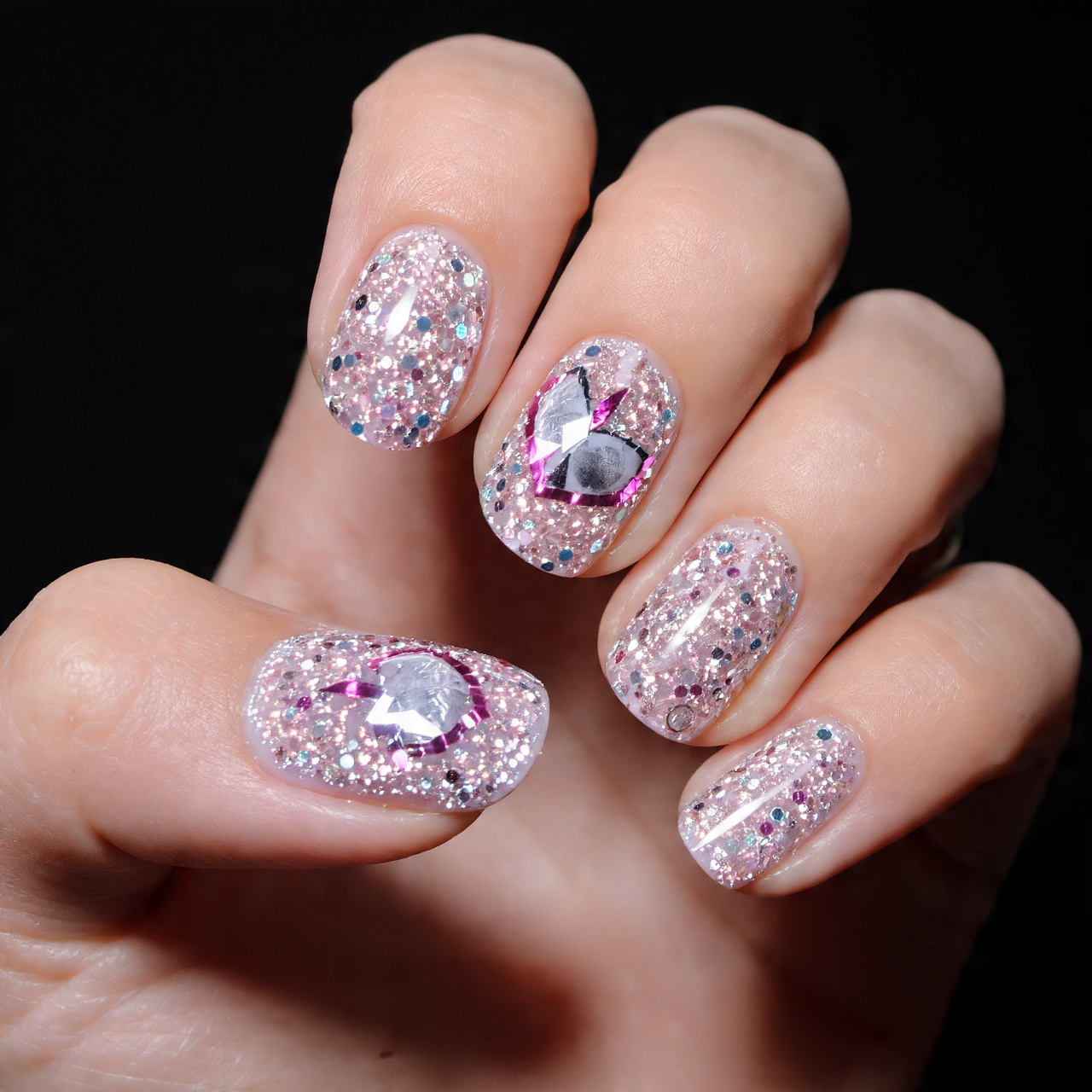 Glitter May Nails Ideas