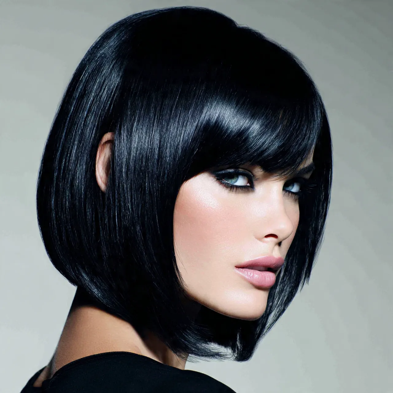 Jet Black Hair Color Ideas