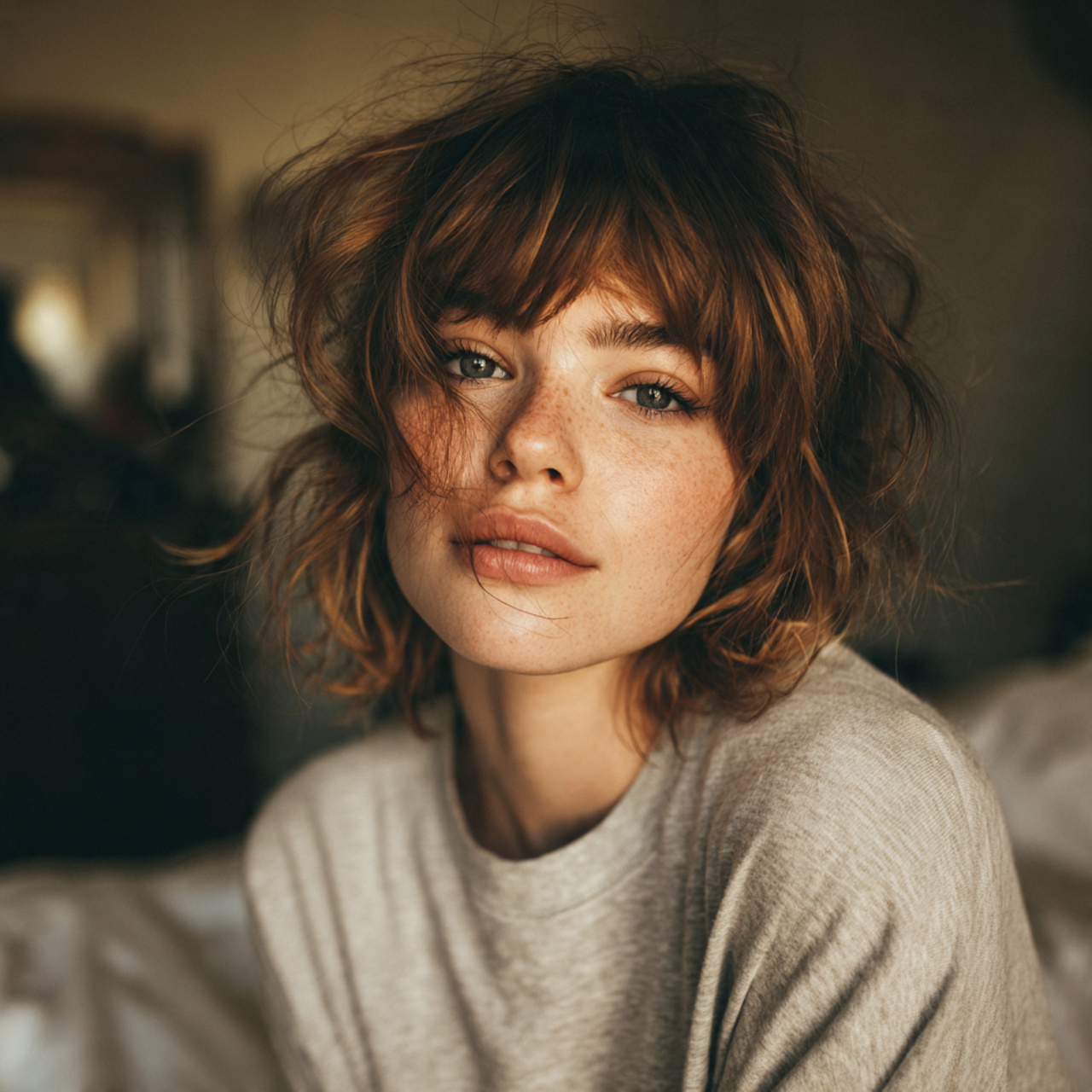 Messy Hairstyles for Medium Length Hair Ideas