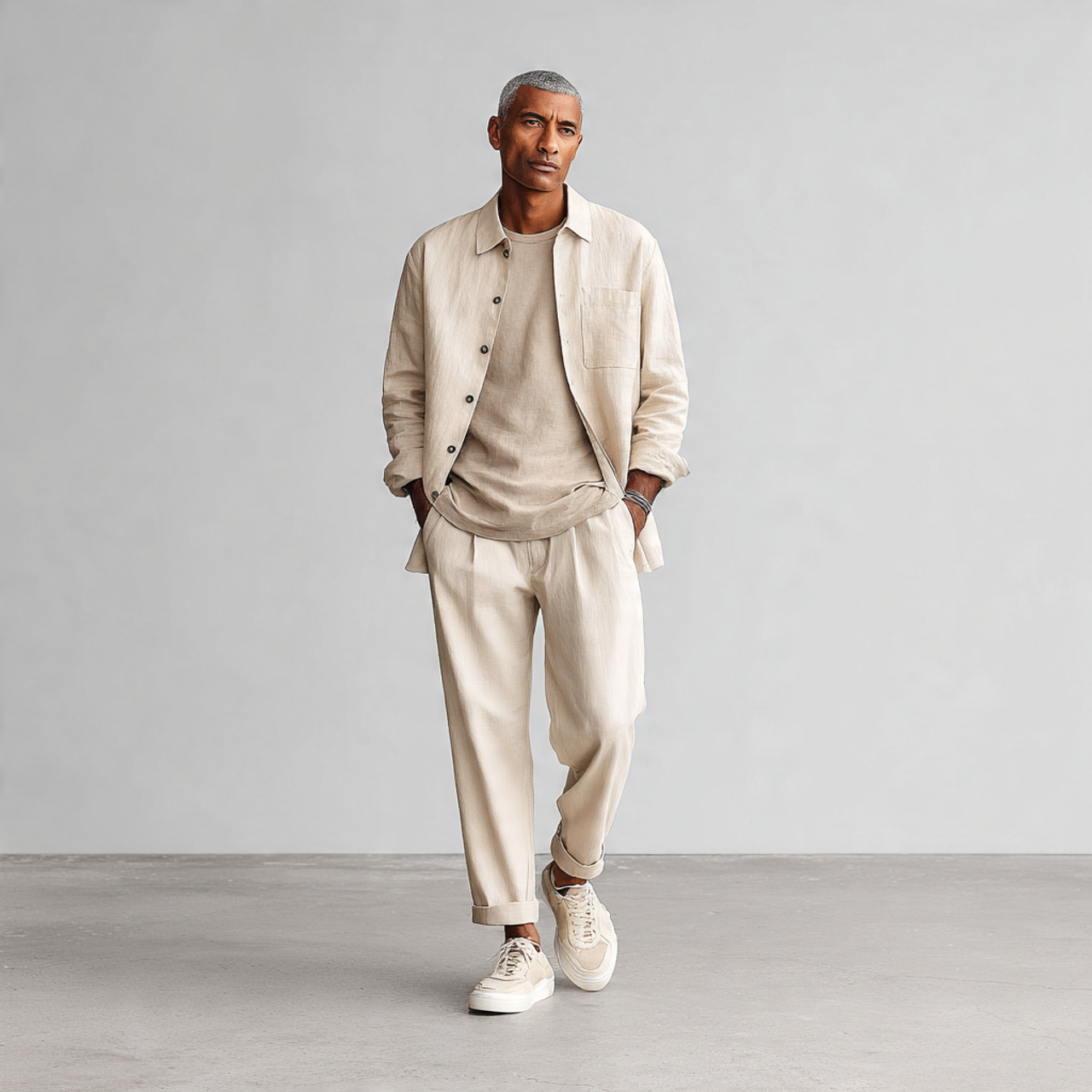 Monochrome Summer Outfit Ideas for Men