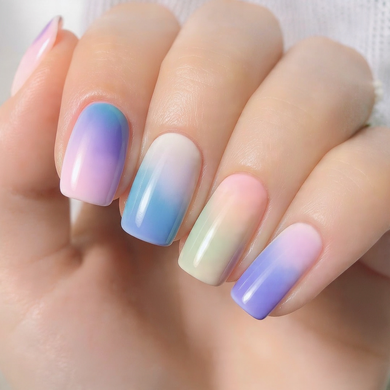 Ombre May Nails Ideas