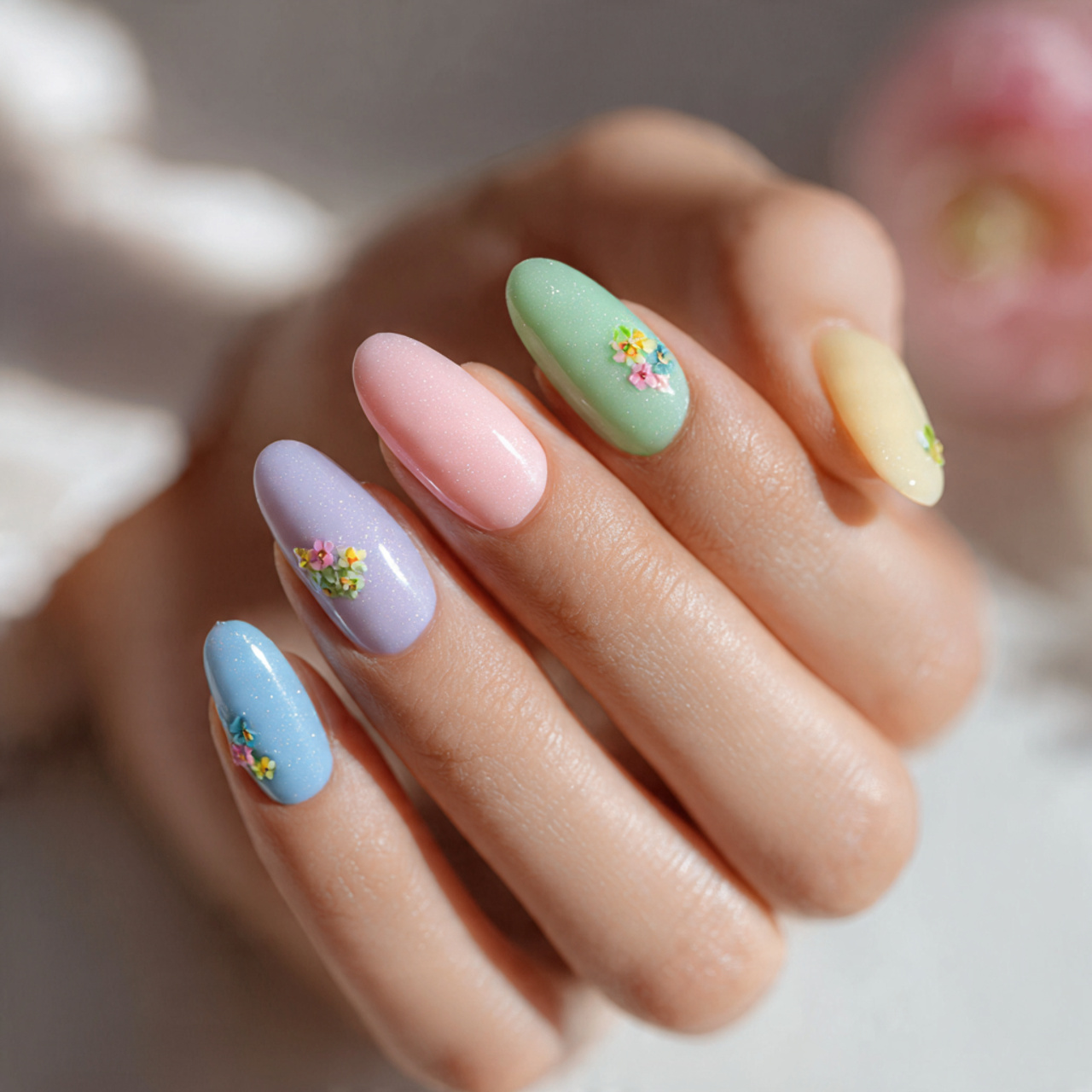 Pastel May Nails Ideas