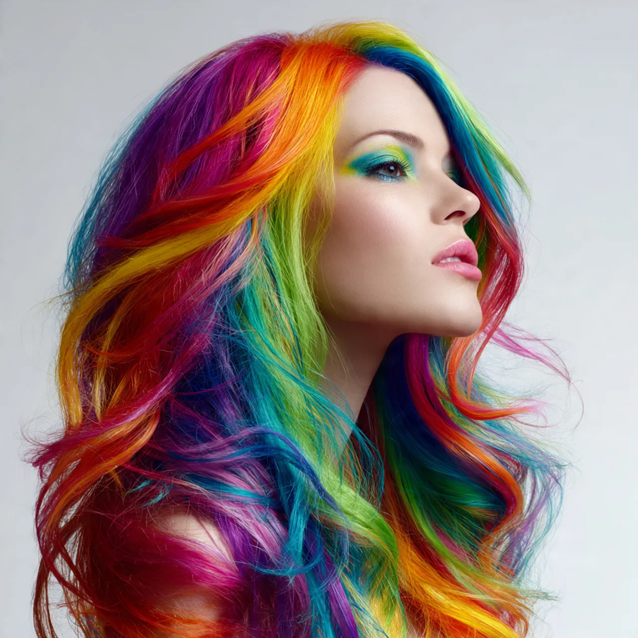 Rainbow Hair Color Ideas