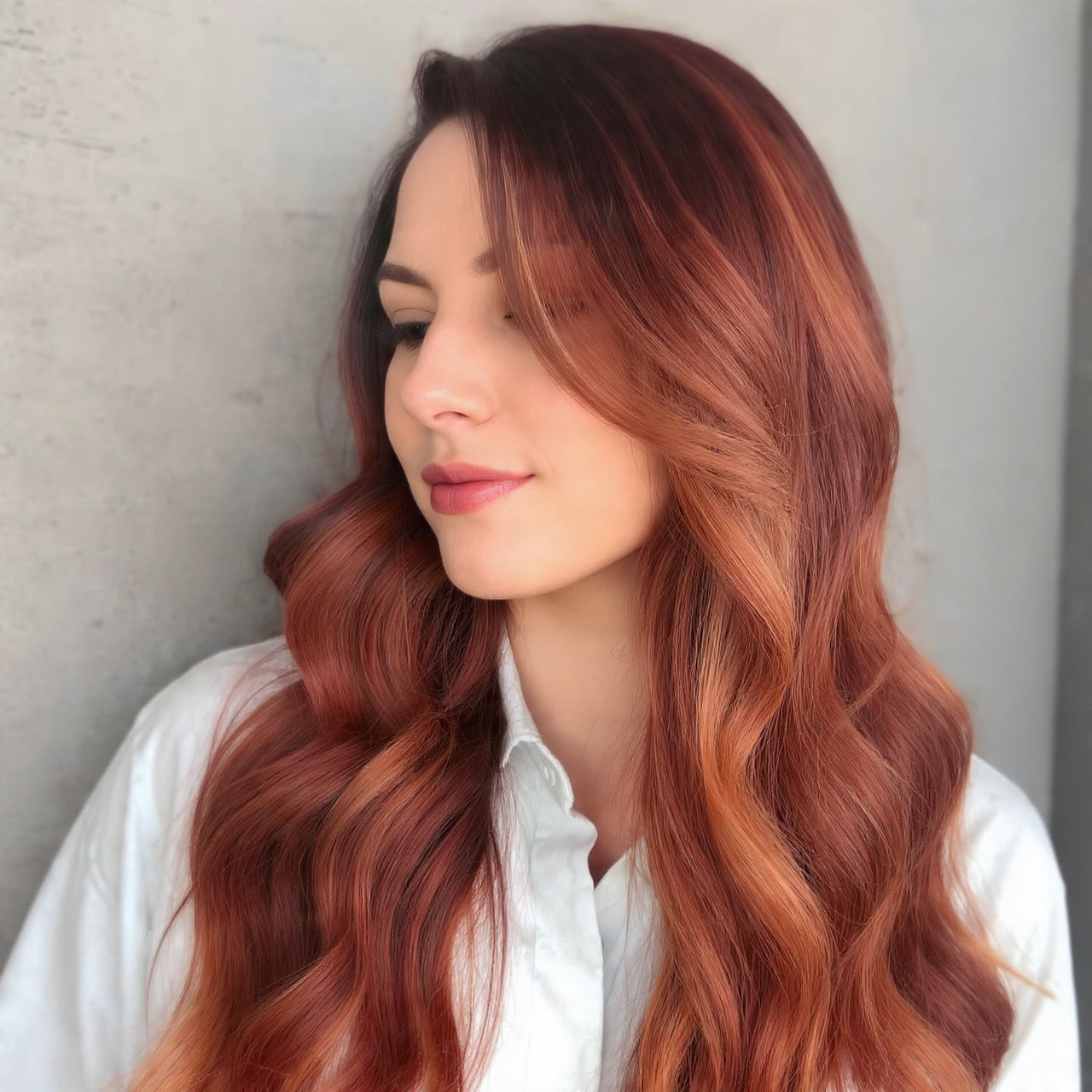 Reddish Brown Auburn Hair Ideas