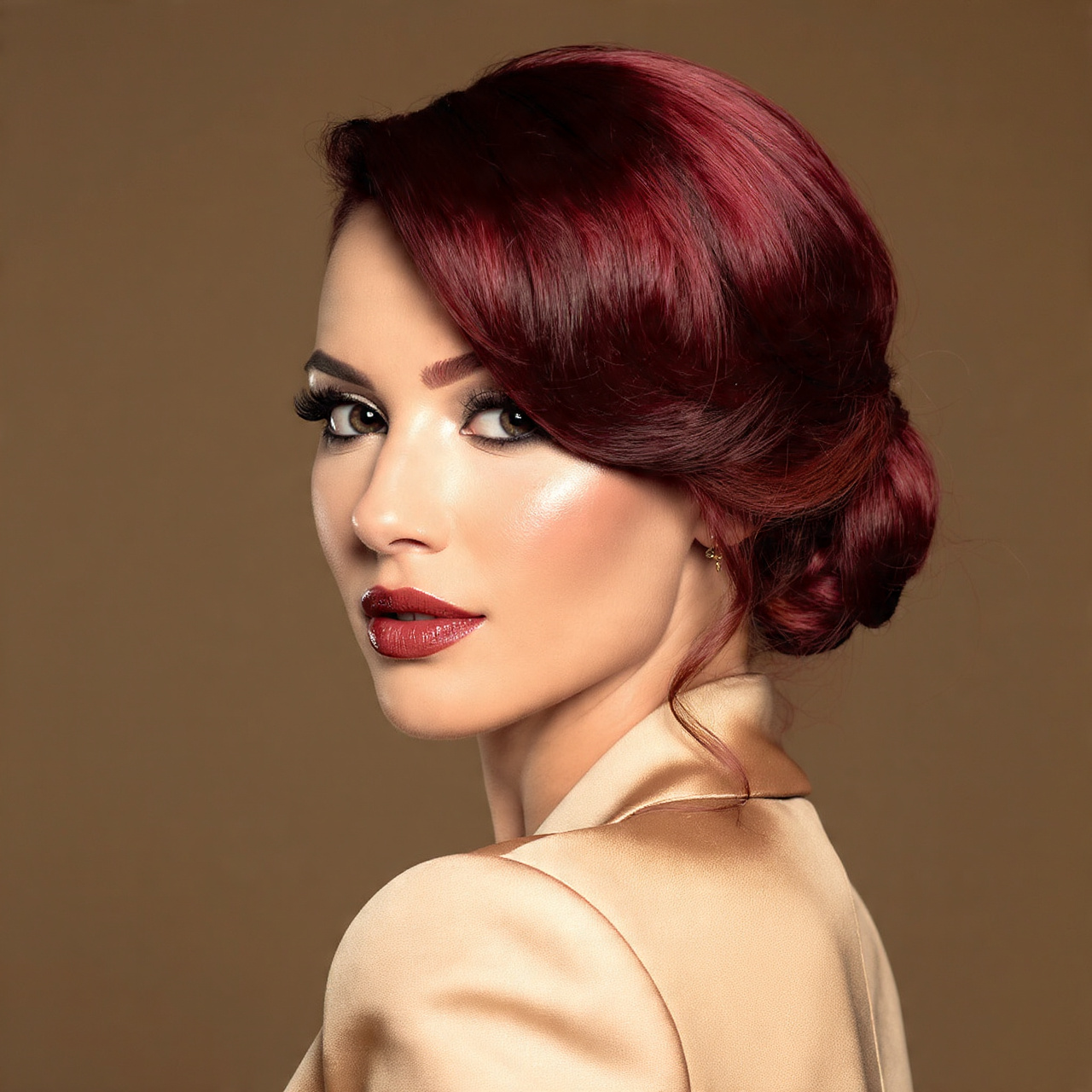 Rich Mahogany Auburn Hair Ideas