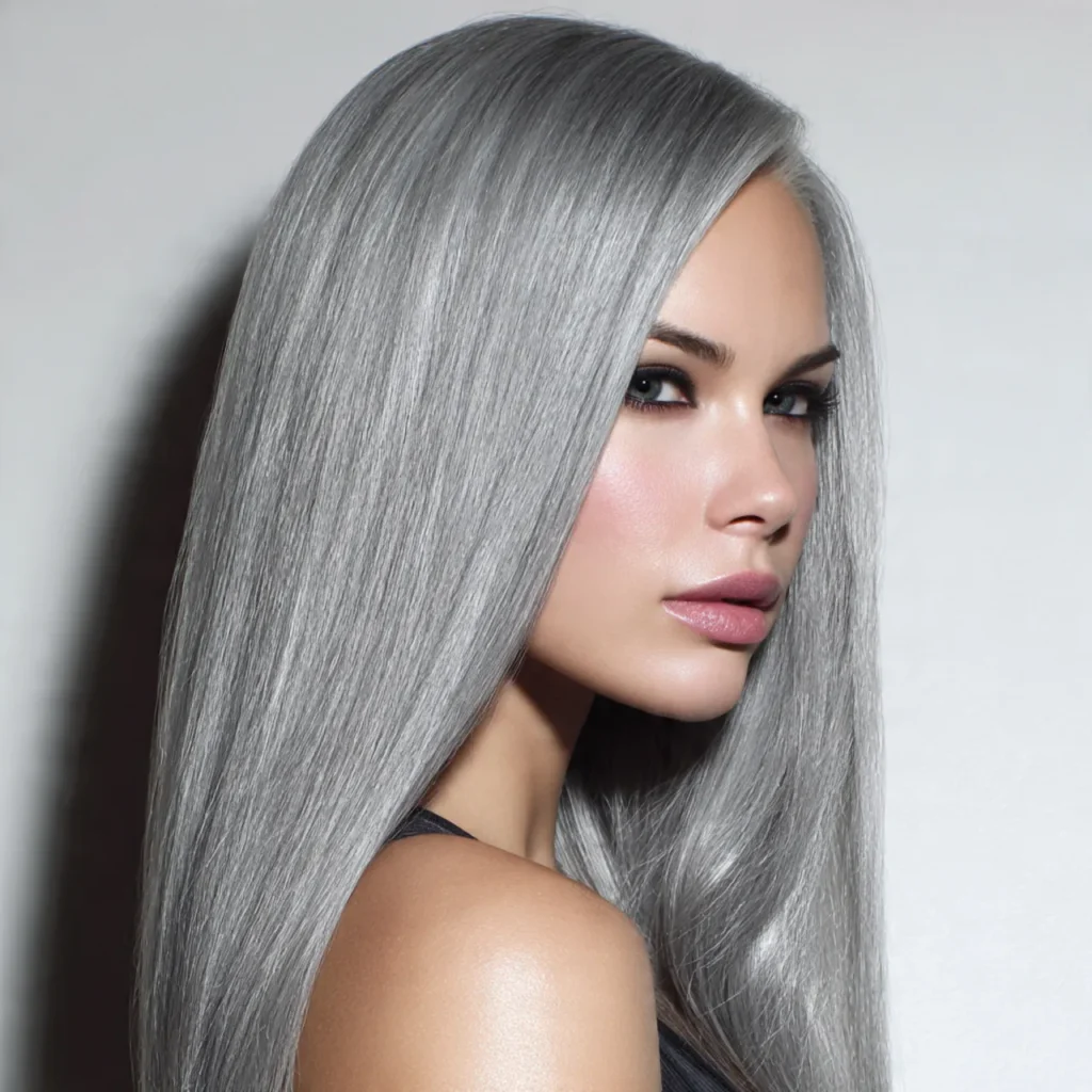 Silver Gray Hair Color Ideas