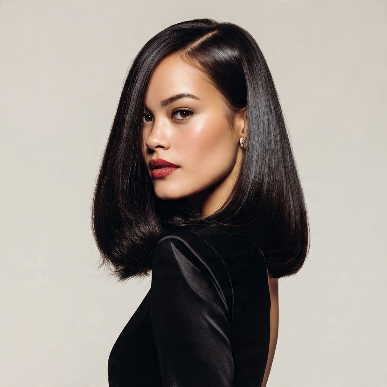 Sleek Hairstyles for Medium Length Hair Ideas