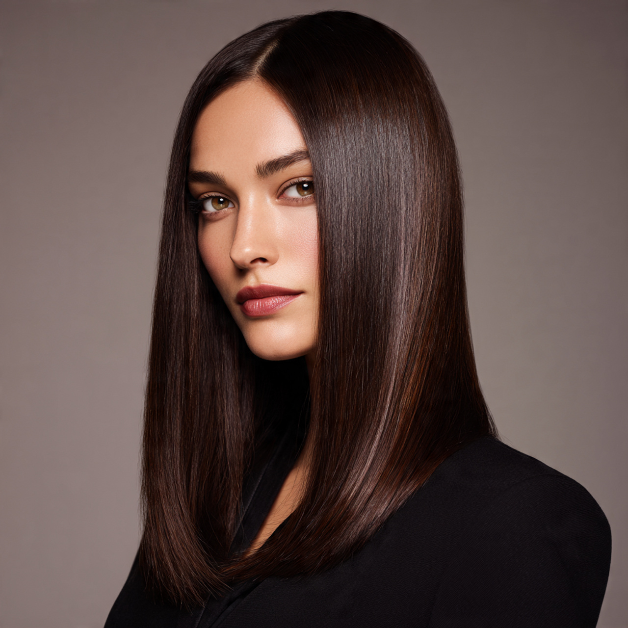 Straight Hairstyles for Medium Length Hair Ideas