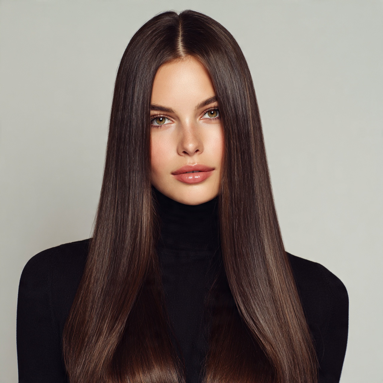 Straight with Middle Part Long Hair Ideas