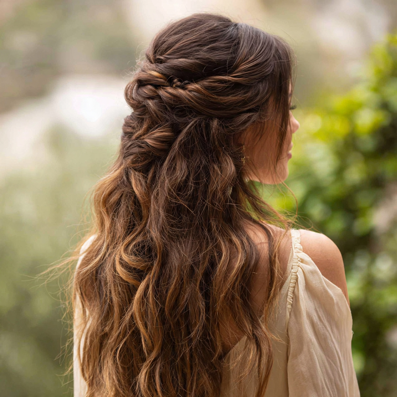 Twisted Hairstyle Long Hair Ideas