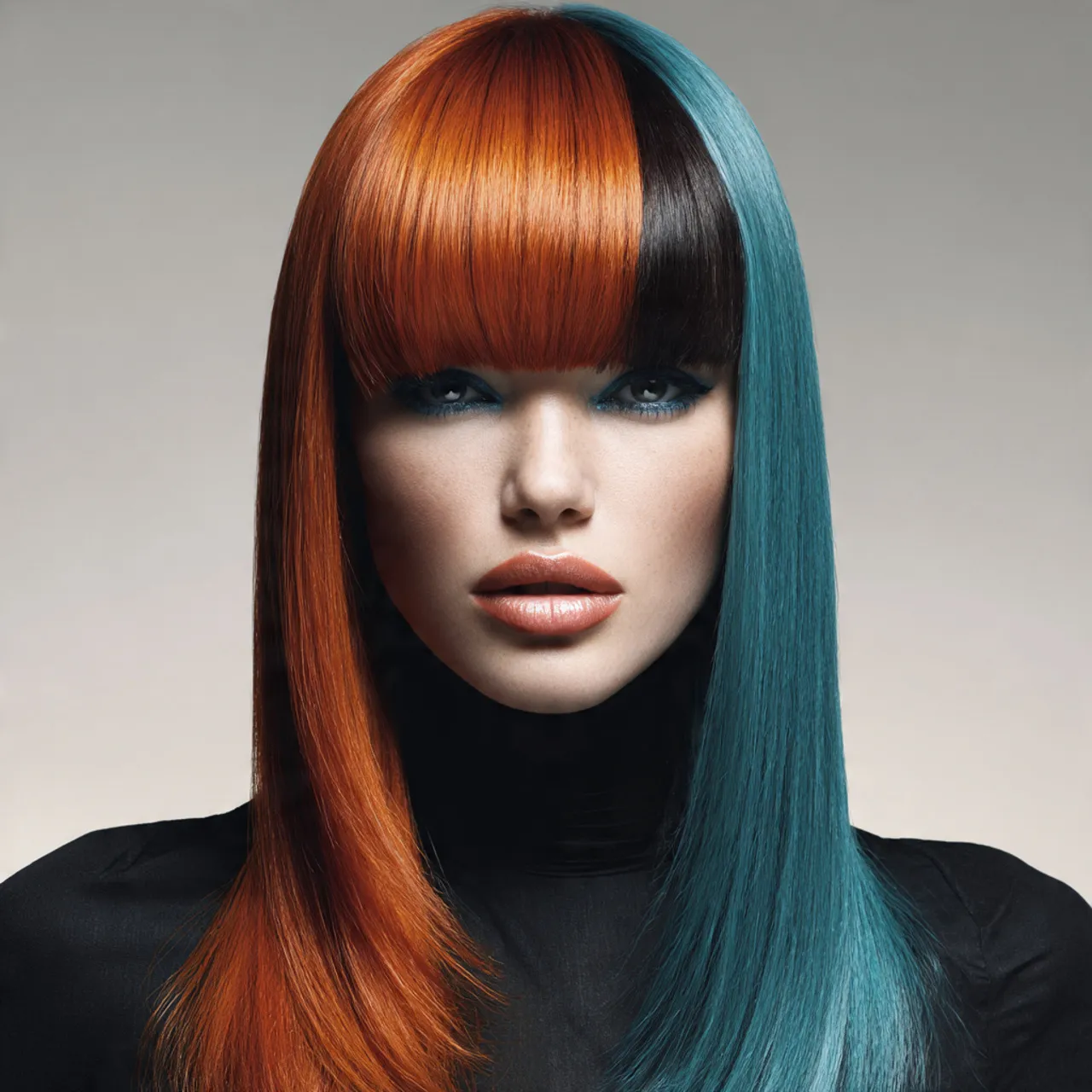 Two-Tone Hair Color Ideas