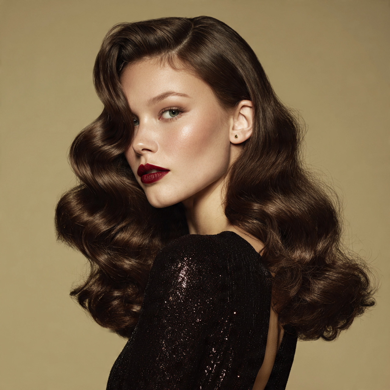 Vintage Waves Long Hair Ideas