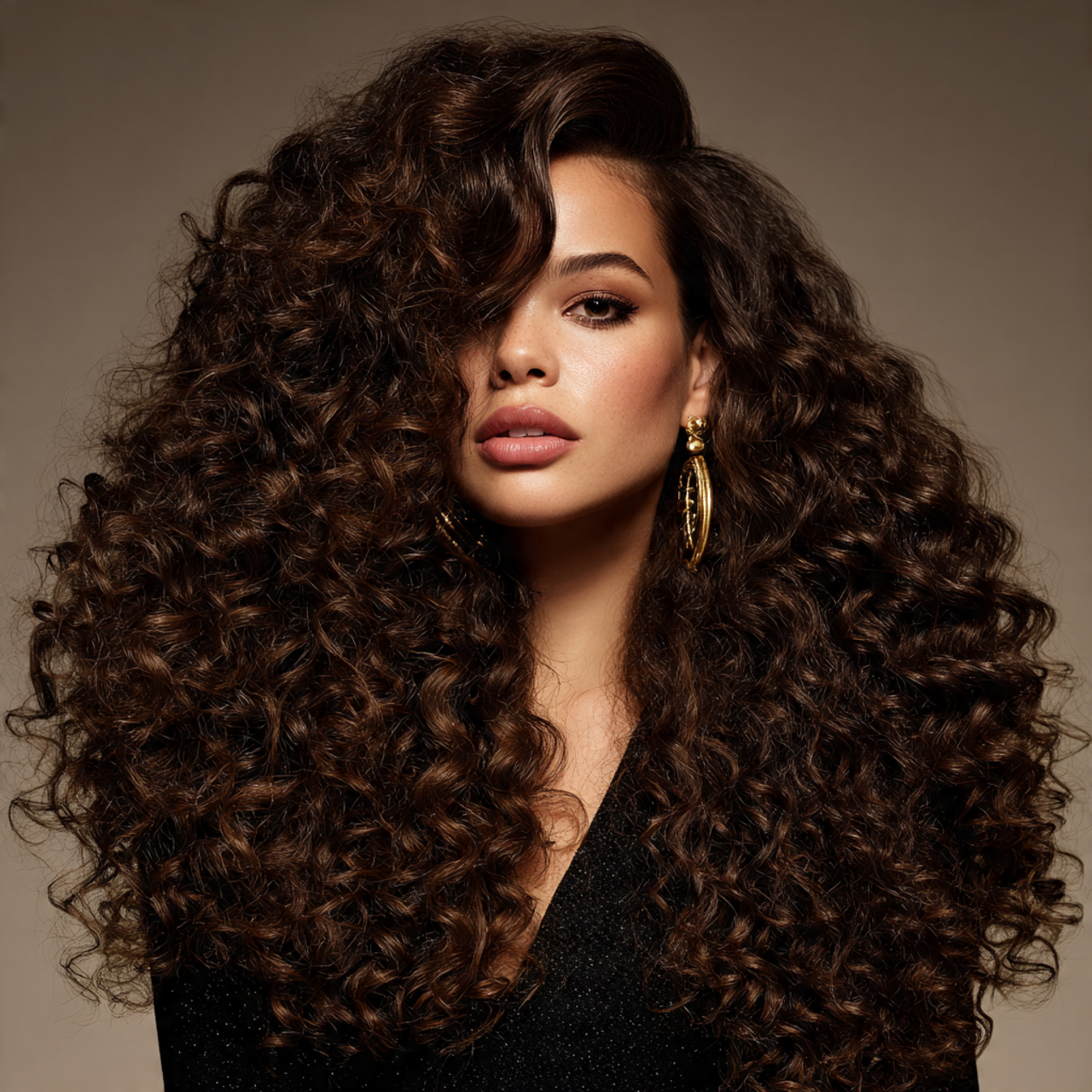 Voluminous Curls Long Hair Ideas