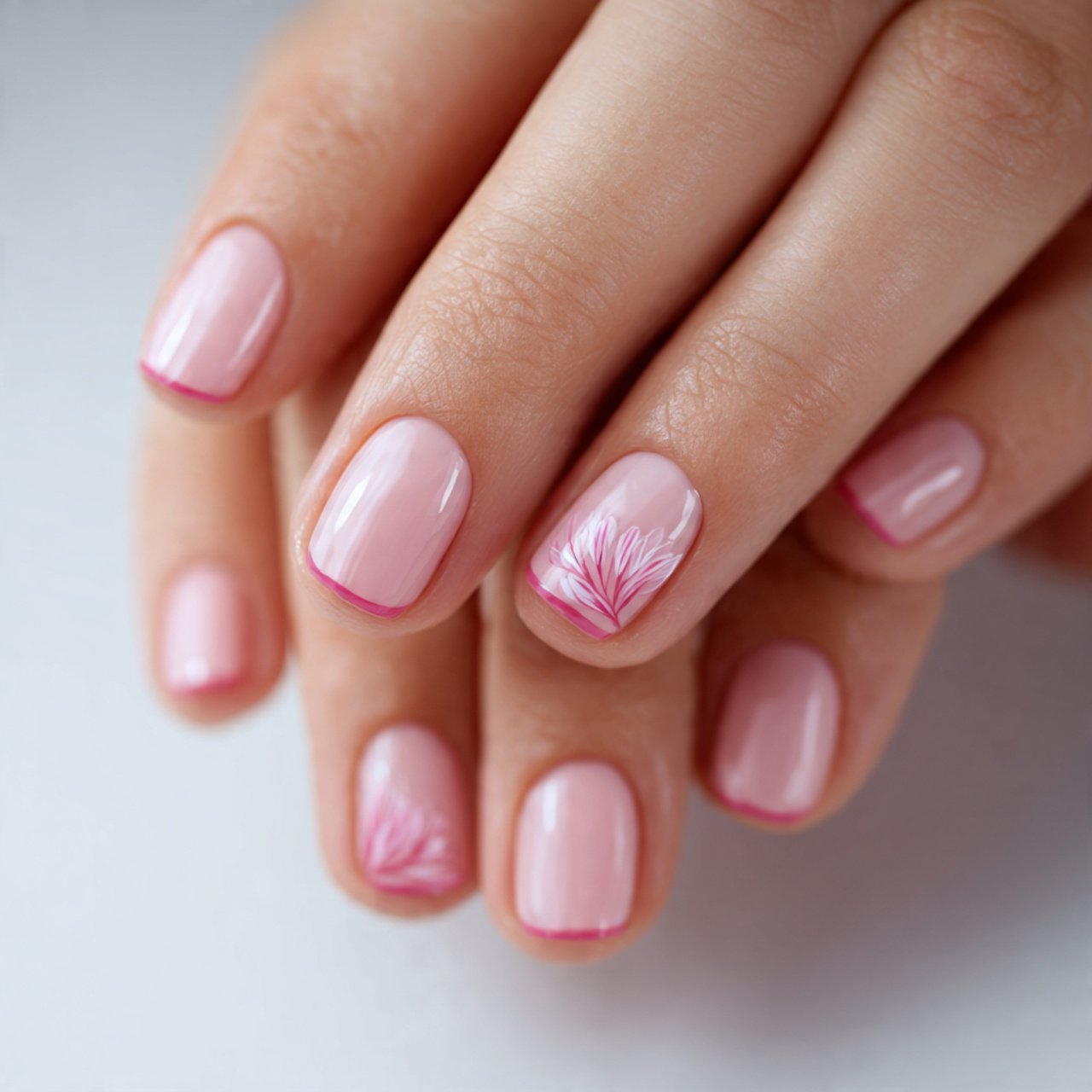 Pink Short Nail Designs Ideas