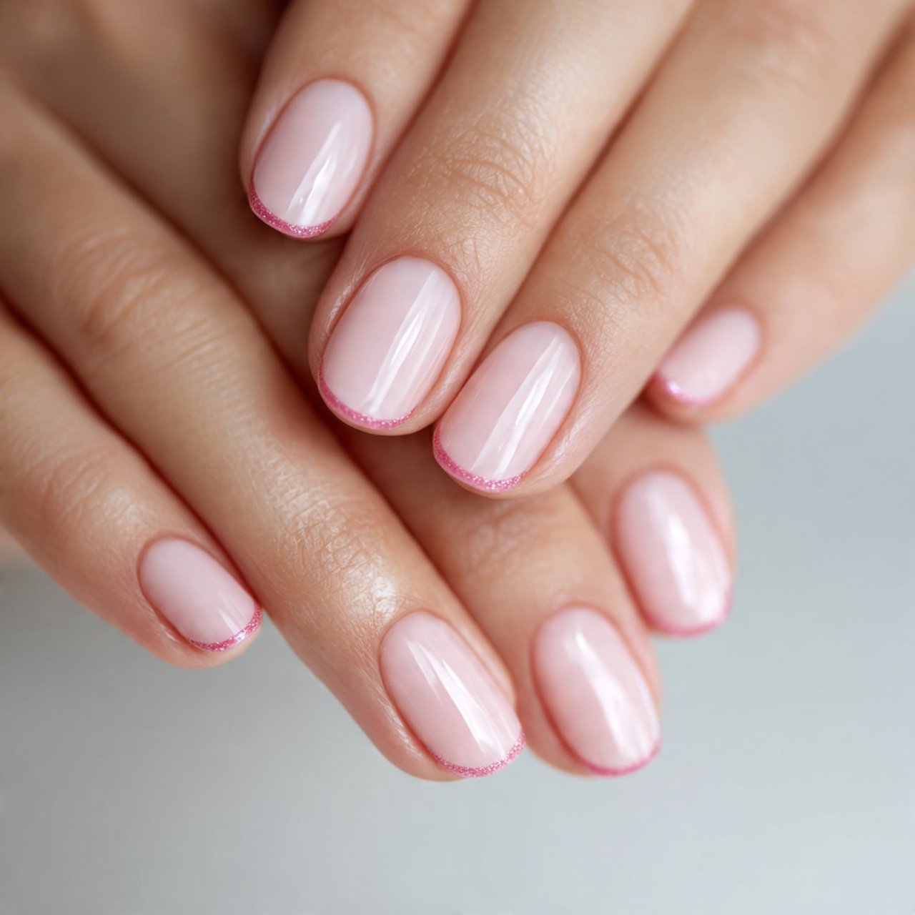 Pink French Tip Nails Ideas