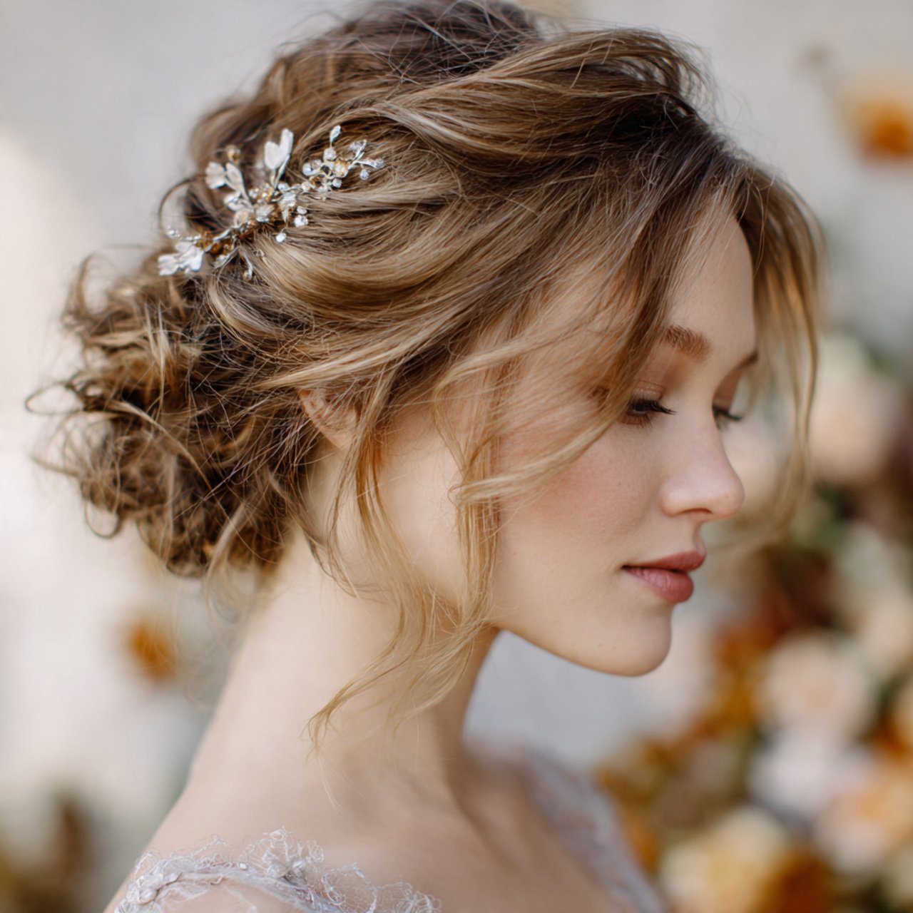 Romantic Bun Hairstyle Ideas