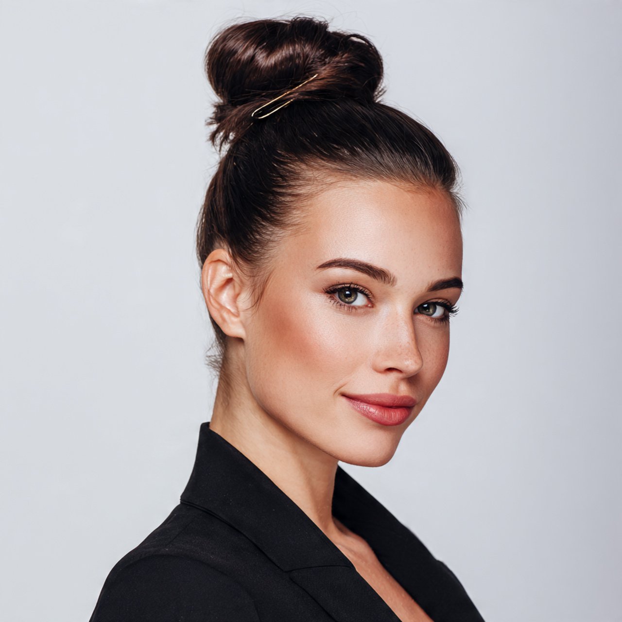 Work-Ready Bun Hairstyle Ideas