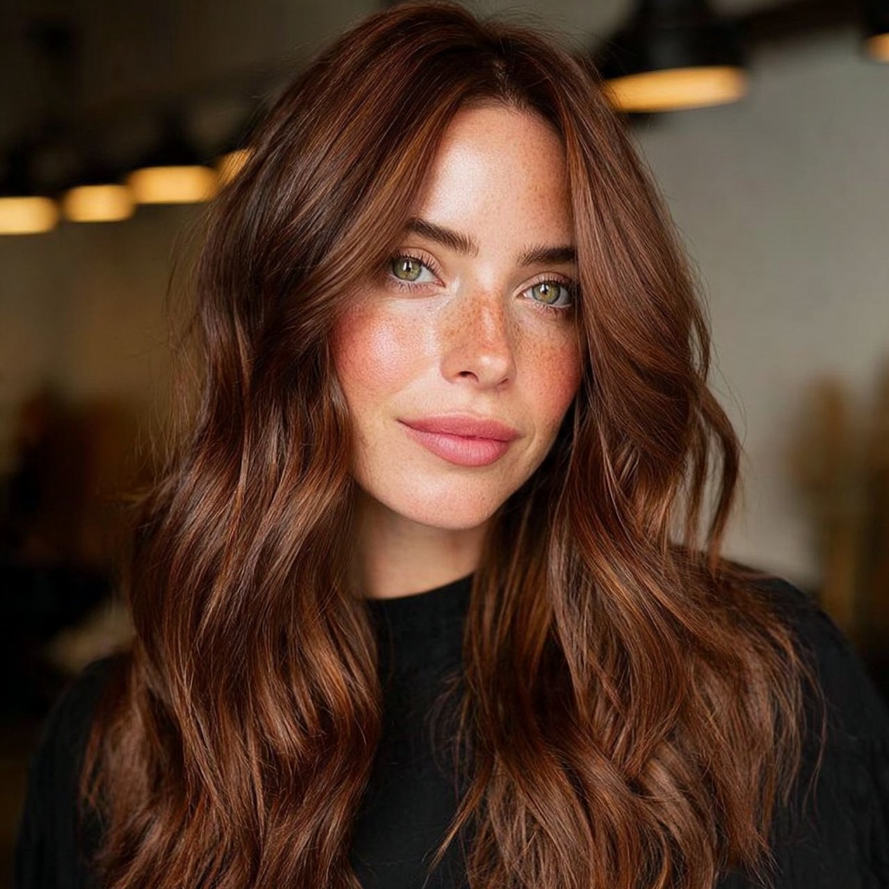 Cinnamon Brunette Hair Ideas