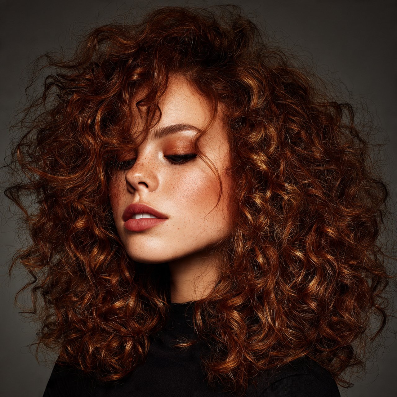 Copper Curls with Dimension Ideas