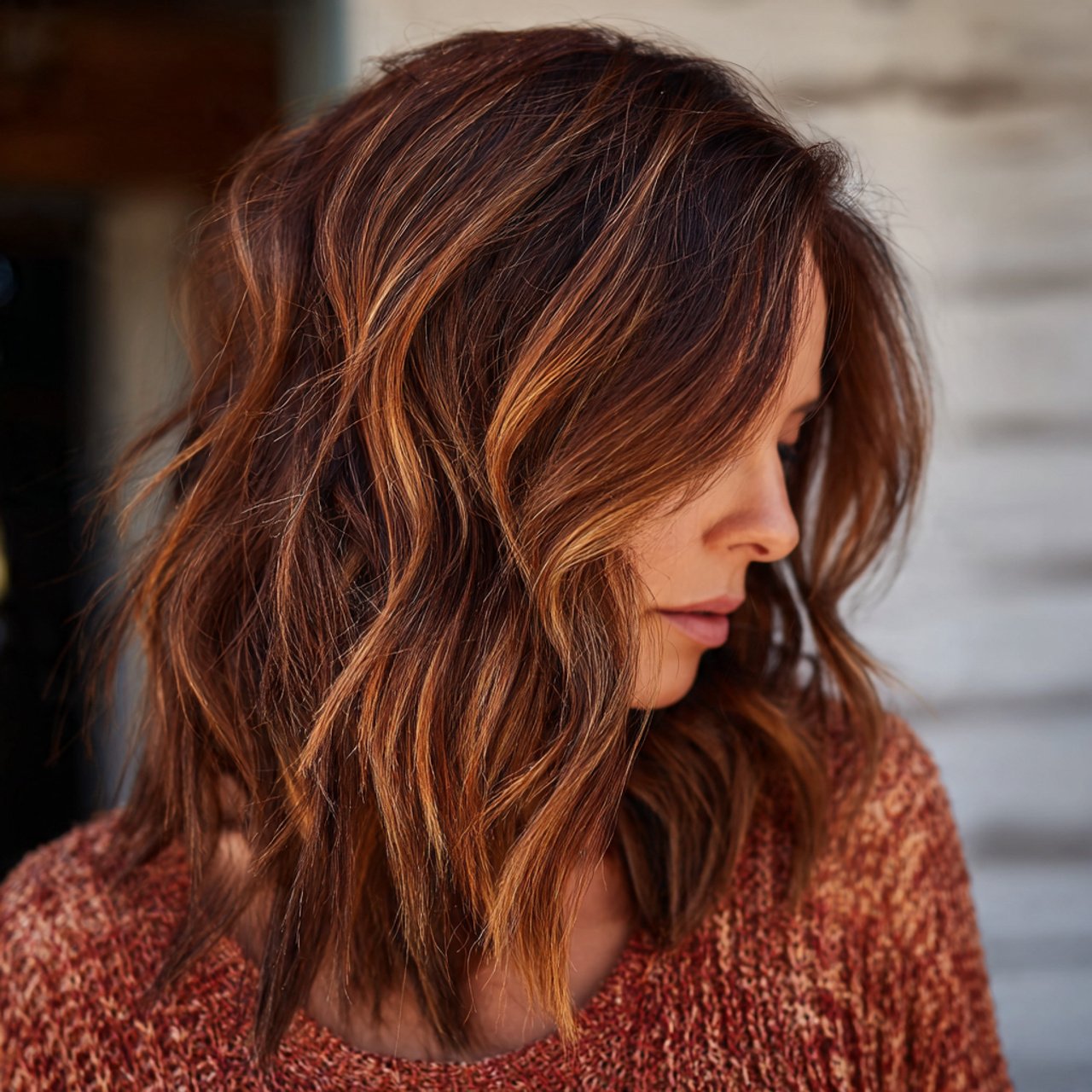 Copper Highlights on Brown Hair Ideas