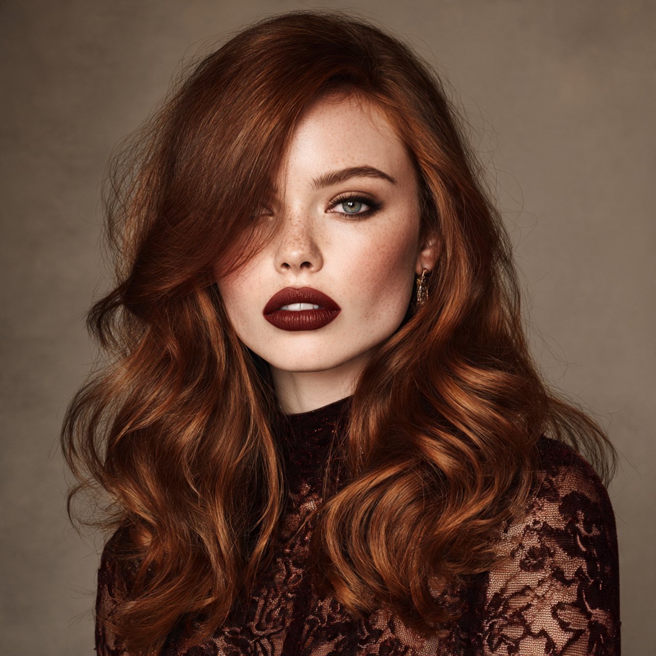 Copper Red Velvet Hair Color Ideas
