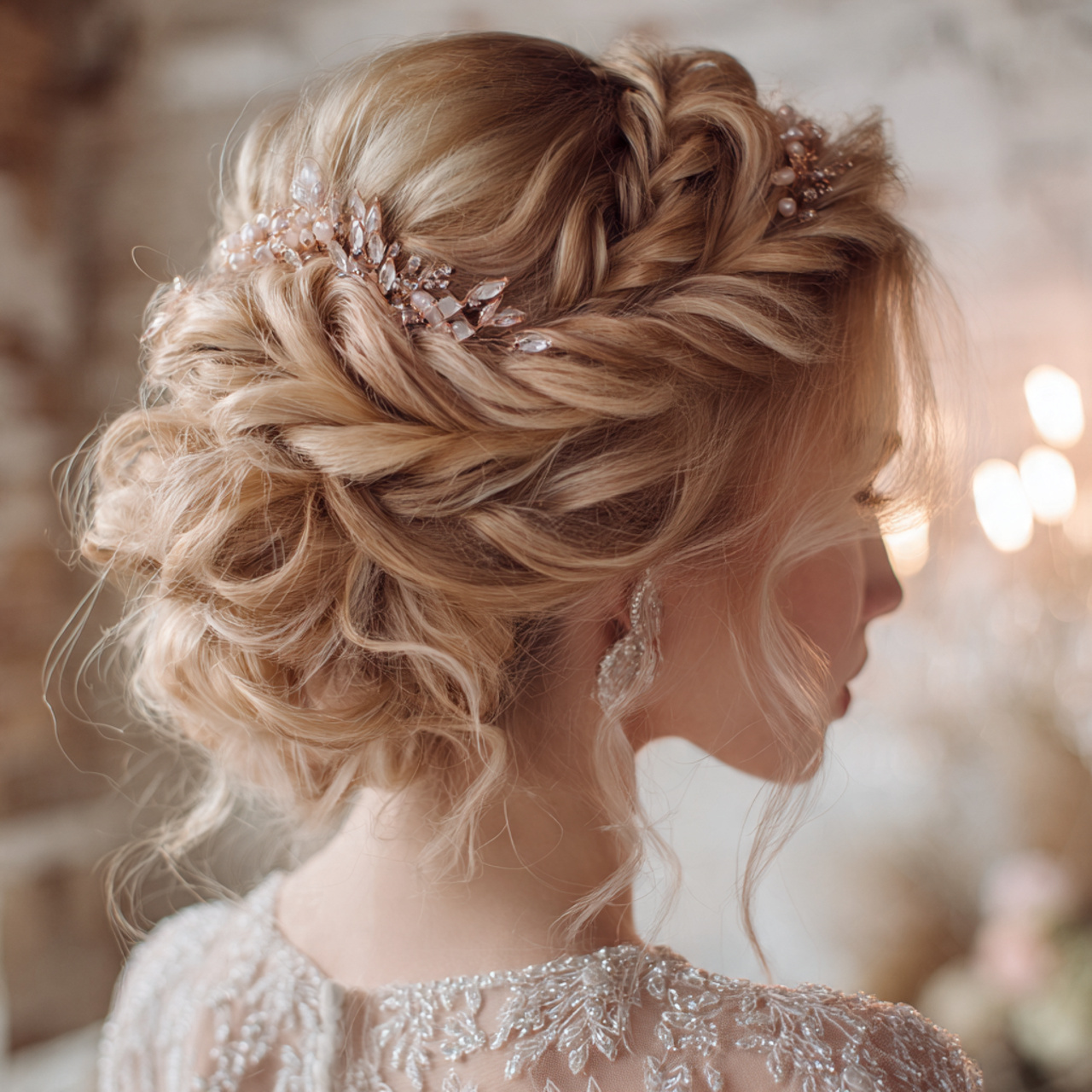 Cute Braided Hairstyles Ideas for Weddings