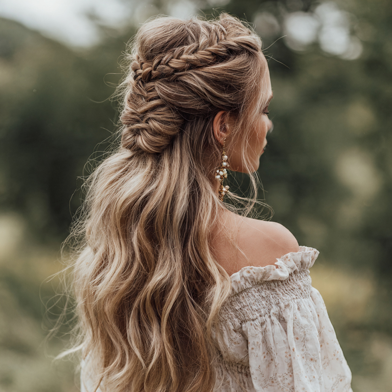 Cute Braided Hairstyles Ideas Half Up Half Down