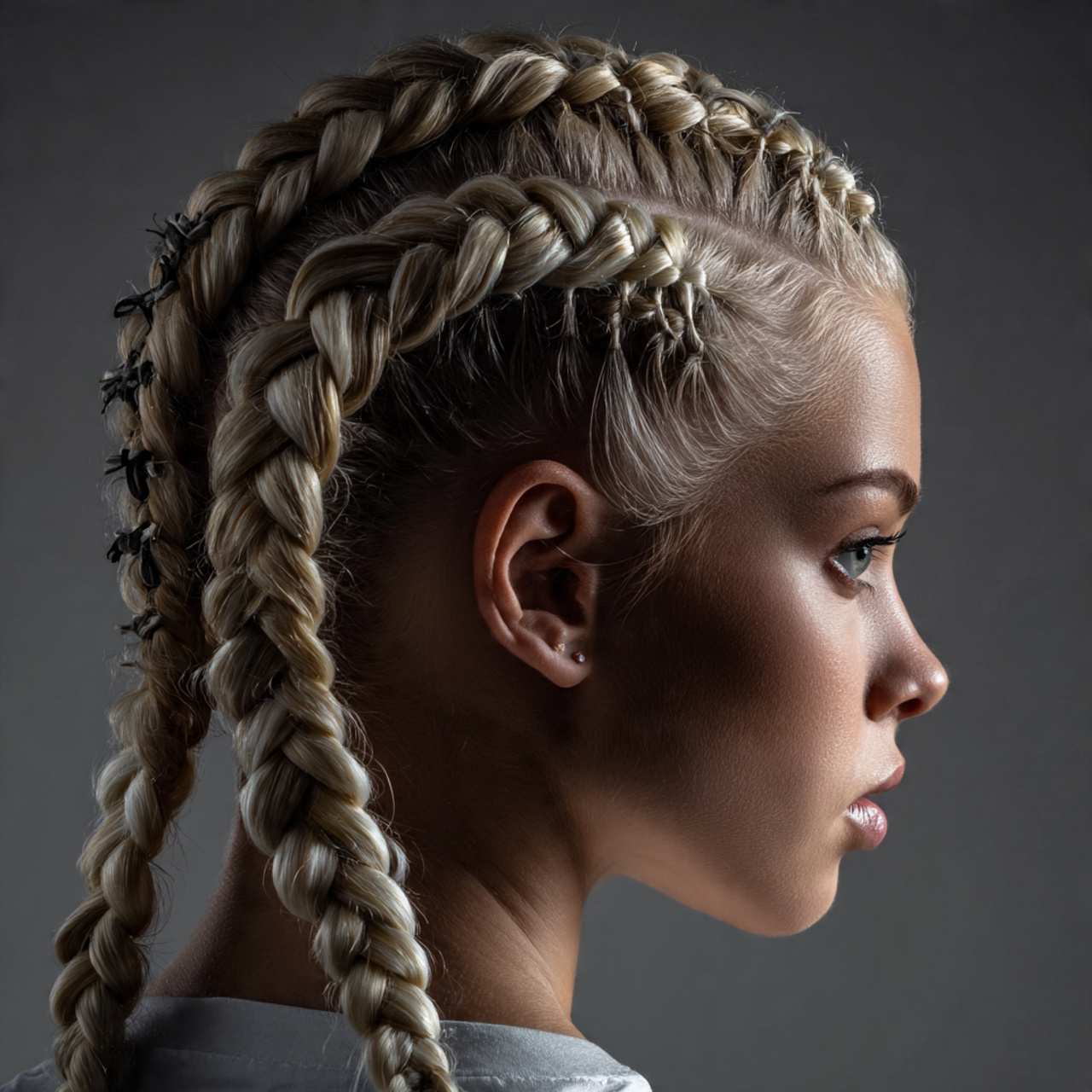 Cute Braided Hairstyles Ideas with Dutch Braids