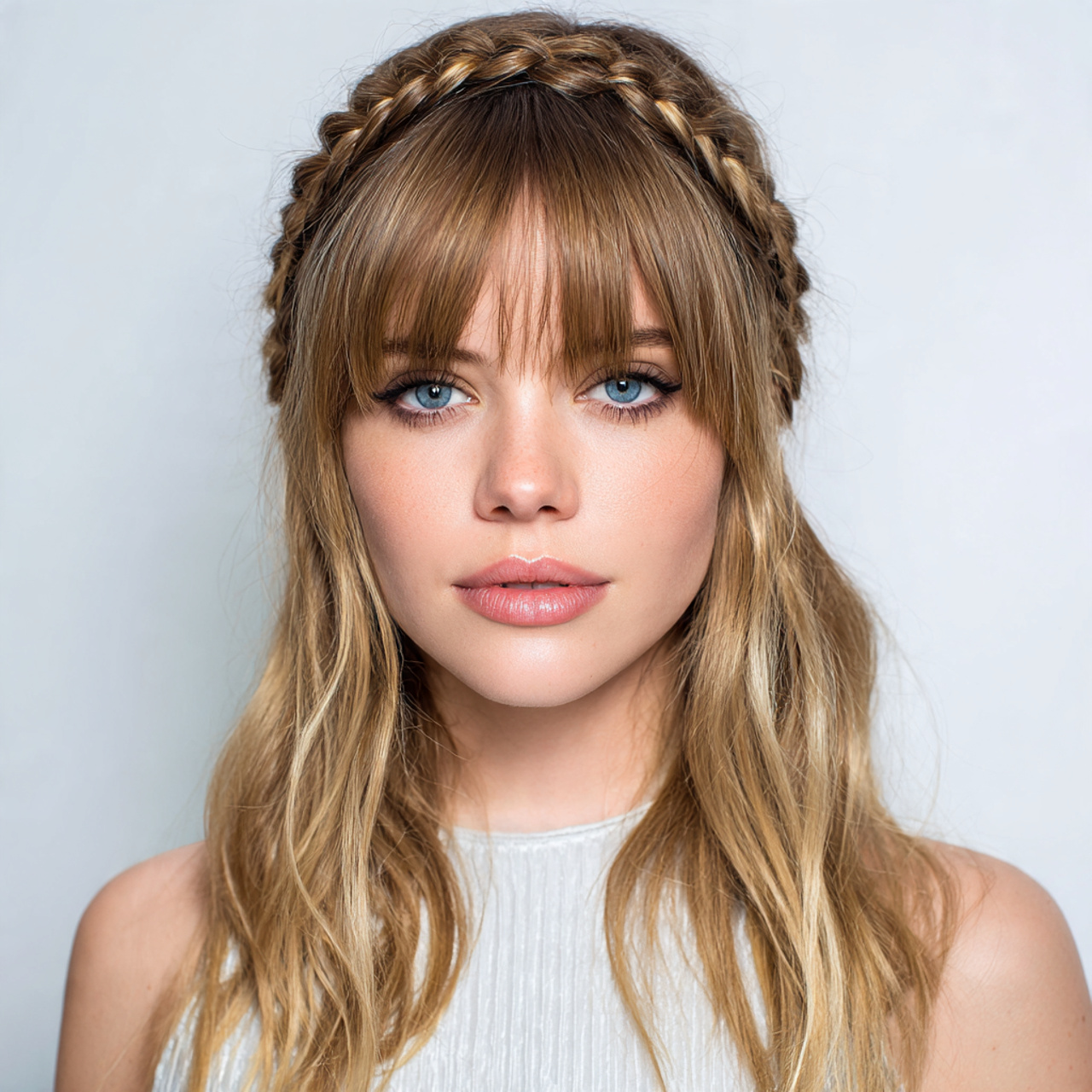 Cute Braided Hairstyles Ideas with Bangs