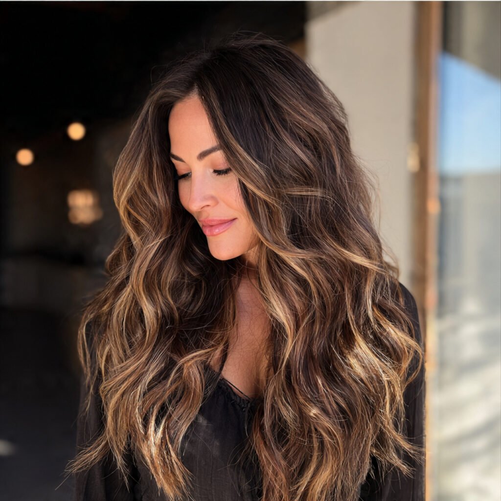 Dark Brown Balayage Hair