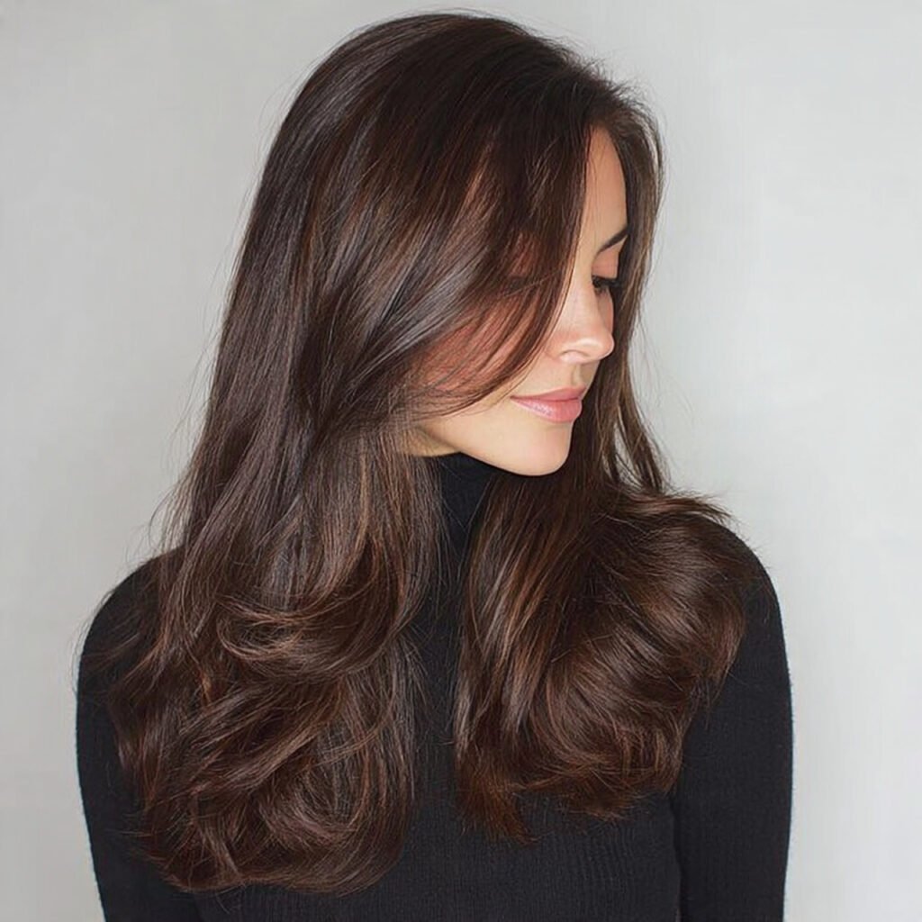 Dark Mocha Brown Hair Color
