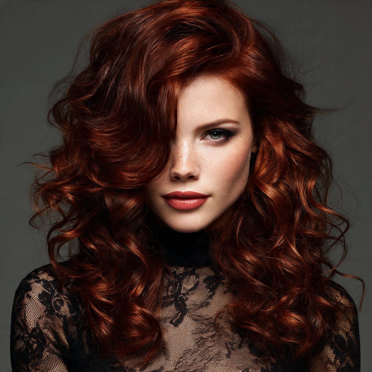 Deep Auburn Copper Hair Color Ideas