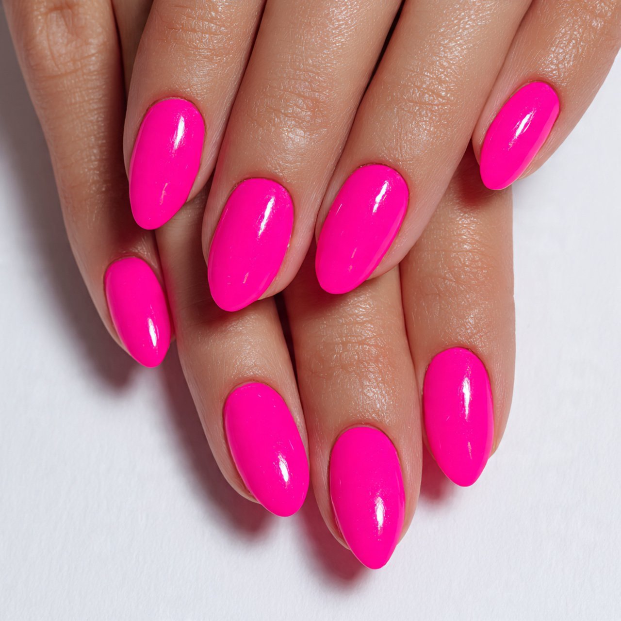 Neon Pink Spring Nails Ideas