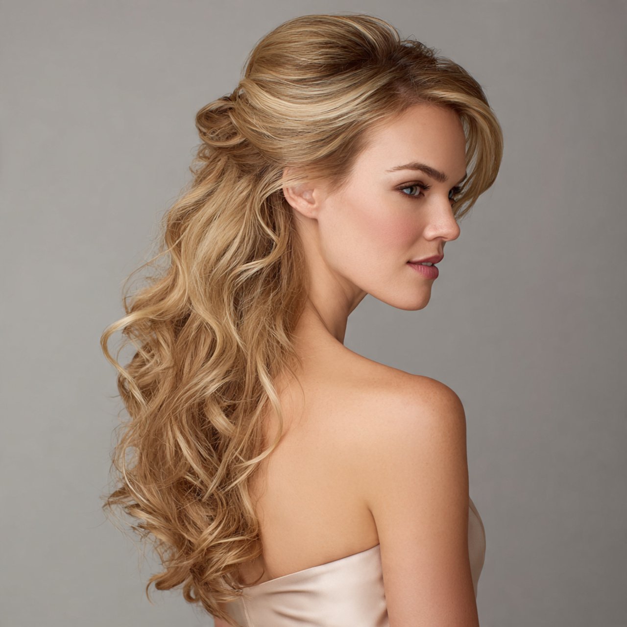 Elegant Half Up Half Down Hairstyles Ideas