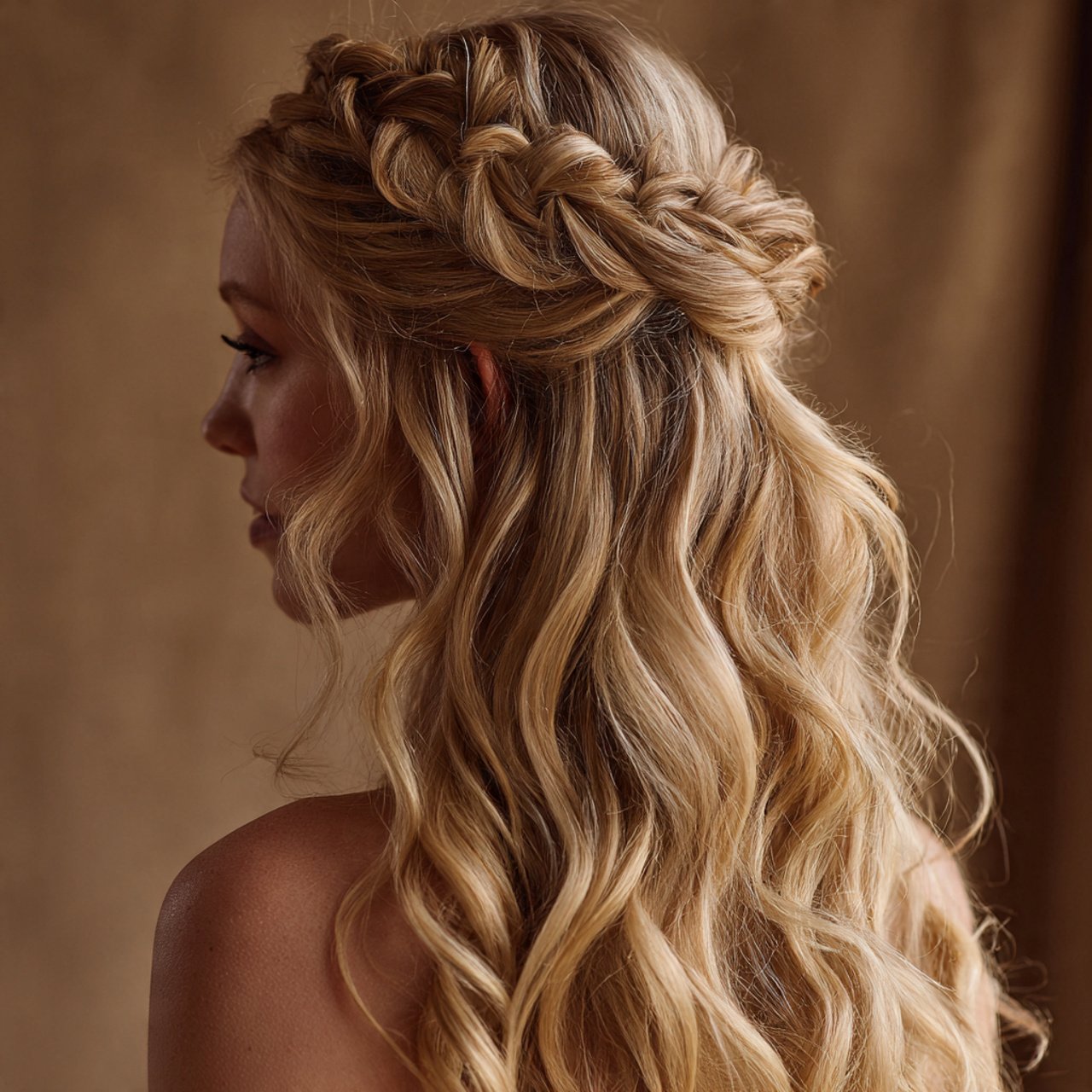 Half Up Half Down Hairstyles with Braids and Curls Ideas