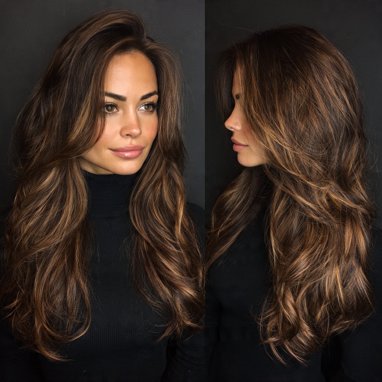Multi-Tonal Brunette Hair Ideas