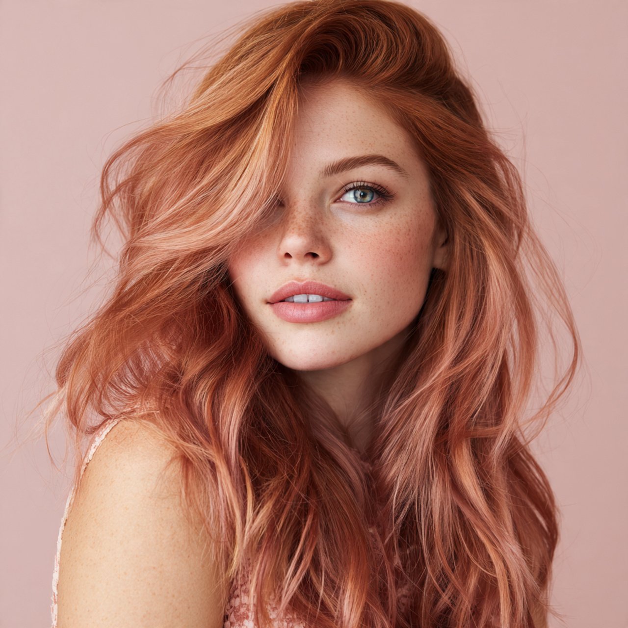 Rose Gold Copper Hair Color Ideas