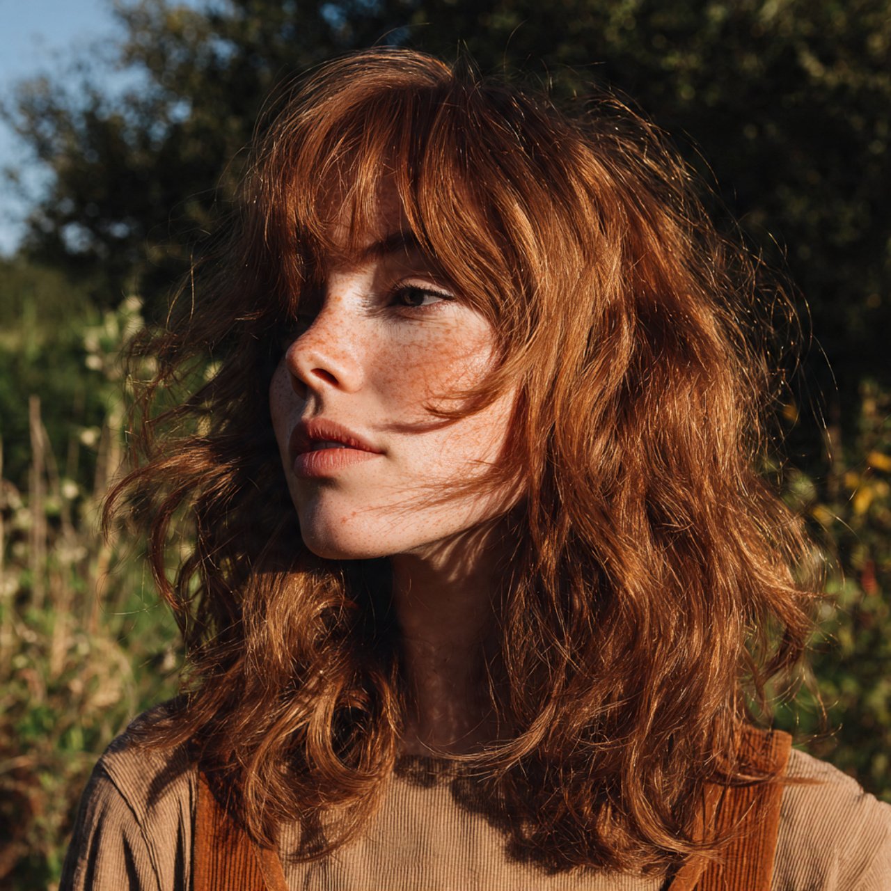 Rustic Copper Textured Hair Ideas