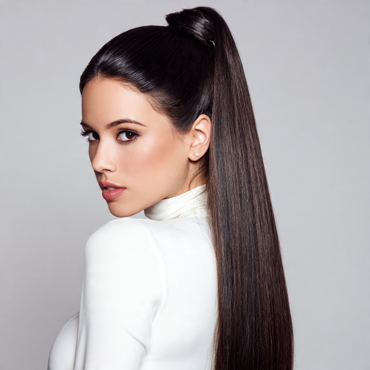 Sleek Half Up Half Down Hairstyles Ideas