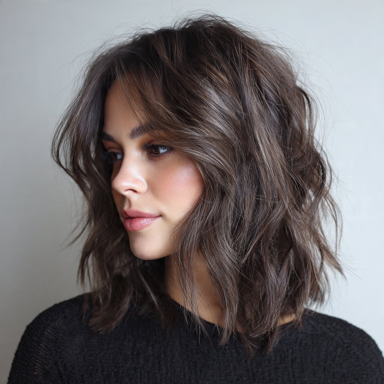 Smoky Brunette Hair Ideas