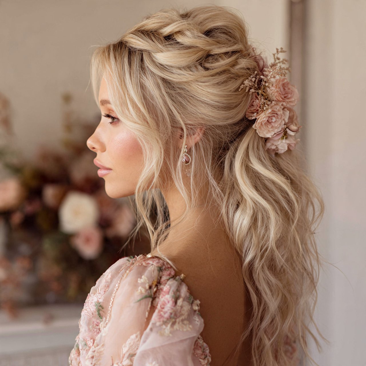 Soft Romantic Half Up Half Down Hairstyles Ideas