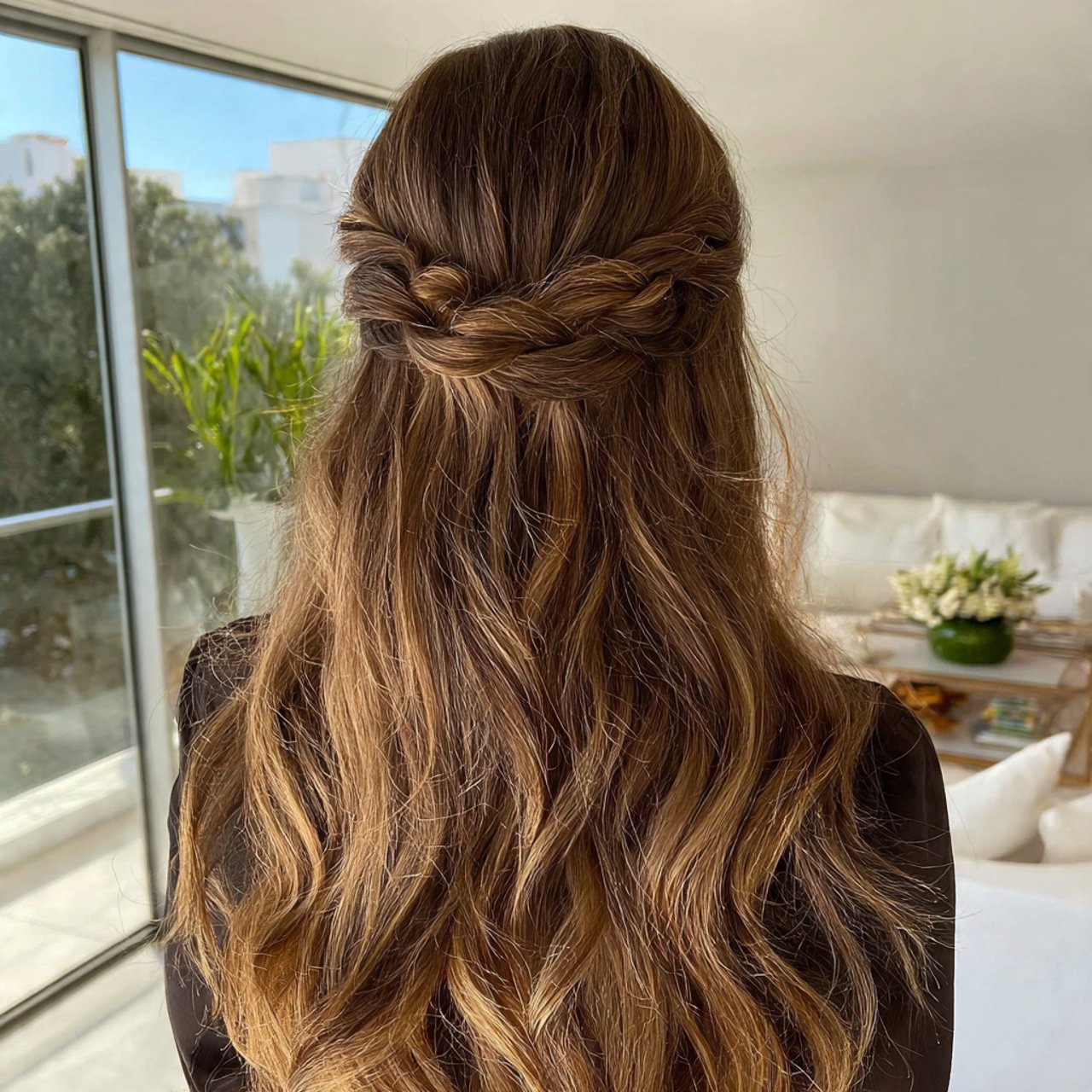 Twisted Half Up Half Down Hairstyles Ideas